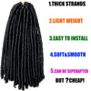 Sallyhair Synthetic Faux Locs 14inch 70g/pack Crochet Braiding Hair Extensions Afro Hairstyles Soft Dreadlock Crochet Braids