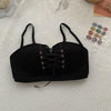 Non-Slip Bra Lace Tube Top Seamless Wireless Small Chest Push up Adjustable Sexy Beauty Back Underwear for Women