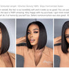 220% Density Bob Wigs Straight 100% Human Hair Lace Front Wigs 13x4 Bob Brazilian Remy Hair Pre-plucked Lace Front Wigs 16 inch