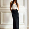 Wolfeel Casual Satin Women'S Skirt Spring Summer Fashion Loose High Waist Maxi Skirts Elegant Simple Slik Fishtail Skirt