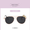 Kids Cute Sunglasses Metal Frame Children Sun Glasses Fashion Girls Outdoor Cycling Goggles Party Eyewear Photography Supplies