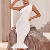 Elegant Bandage Dress Luxury Party Evening Club Night Cocktail Modest Holiday Bodcyon Celebrity Woman Clothes High Quality