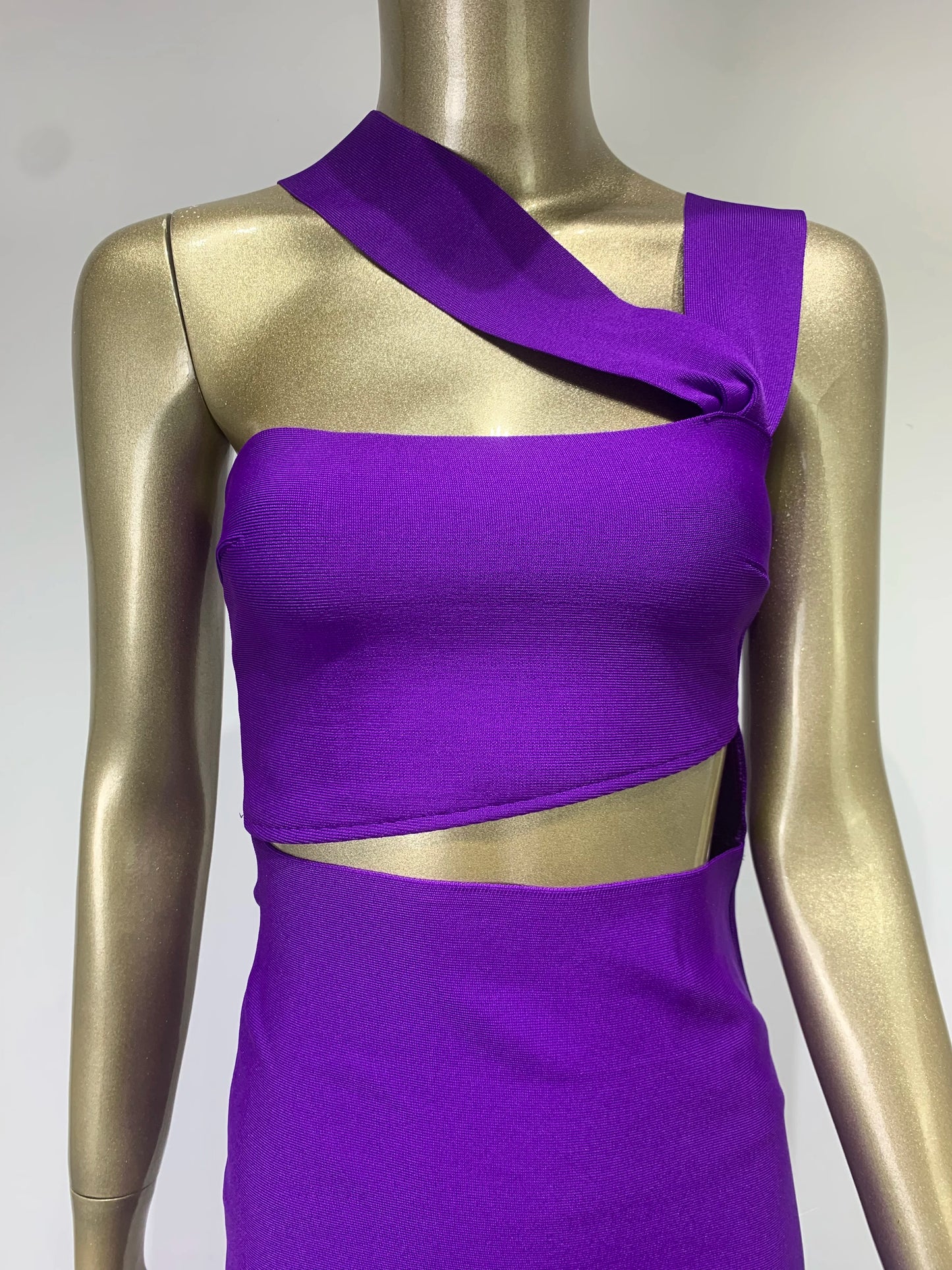 Women Summer Sexy Hollow Out Brown Midi Knee Length Bodycon Bandage Dress 2023 Designer Elegant Evening Party Dress Vestido