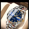 POEDAGAR Top Brand Luxury Man Wristwatch Waterproof Luminous Date Week Men Watches Stainless Steel Quartz Men's Watch Male reloj