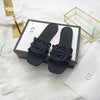 2025 Summer New Women's Slippers Fashion Versatile Holiday Outing One Word Flat Slippers