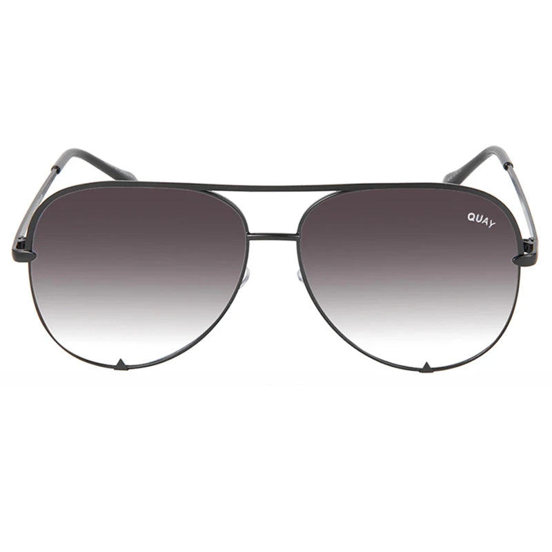 Quay Sunglasses Women Brand Designer Mirror Pilot HIGH KEY Sunglasses UV400 Women's Eyewear Ladies Shades Female
