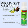 Hair Styling Mousse 100Ml Setting Foam Olive Oil Hold & Shine Wrap/Set Mousse Smell Good Hair Moisturizing Mousse Setting Lotion