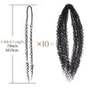 Handmade Dreadlocks Hair Extensions 24Inch Soft Crochet Dreadlock Braids Hair Synthetic Faux Locs Braids Hair For Women And Men