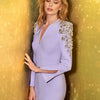 HIGH STREET Newest Fashion 2025 Designer Party Vestido Women's Diamonds Beaded Split Long Maxi Dress