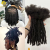 0.6cm 4-8Inch Regular Loc Extension Human Hair 50 Strands Full Handmade 100% Human Hair Dreadlock Extensions for Men Women