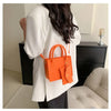 New Zipper Messenger Bag Solid Color Felt Women Shoulder Bag Luxury Designer Handbag Casual Crossbody Bags for Women