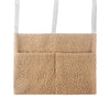 New Thick Plush Baby Crib Hanging Storage Bag Portable Double Pockets Newborn Cot Toy Organizer Bag Bed Headboard Storage Pouch