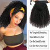 YAVIDA Curly Headband Wig Human Hair 10-24 Curly Hair Headband Wig Indian Virgin Machine Made  Human Hair Wigs With Headband