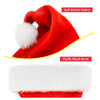 Red Gold Silk Velvet Border Christmas Hat for Adults and Children, Snowman, Elk, Santa Claus, Hat Decoration, New, 2024