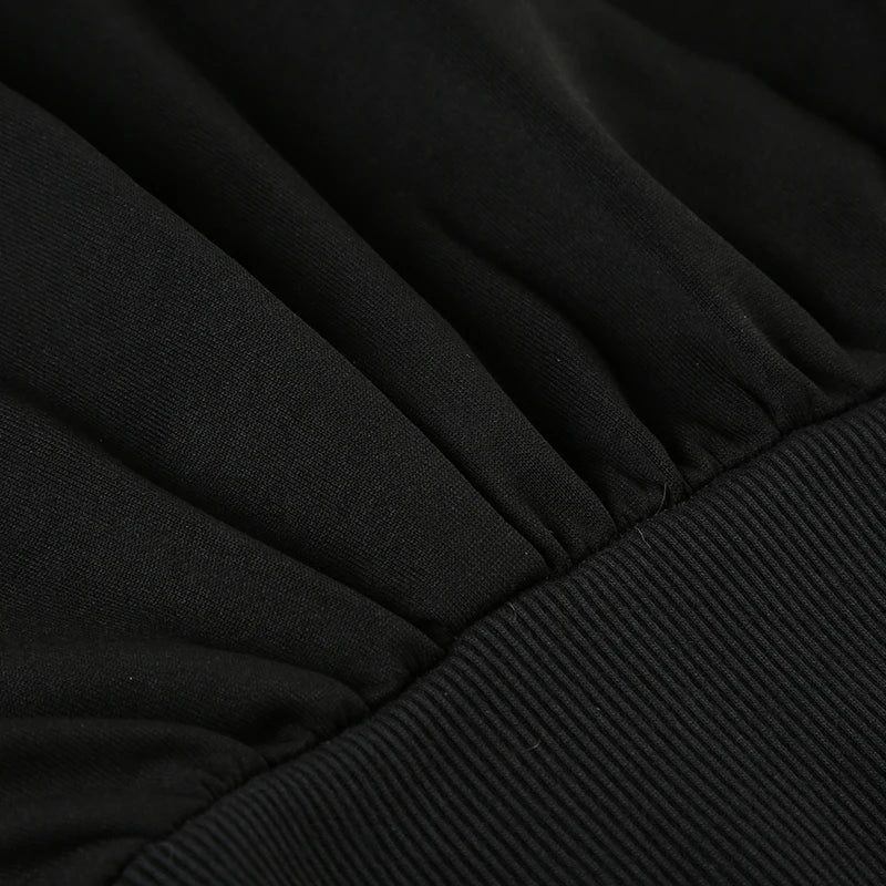 BIIKPIIK Fur Collar Hooded Women Coats Casual Zipper Slim Hoodies Simple All-match Black Harajuku Coat Autumn Winter Sweatshirts