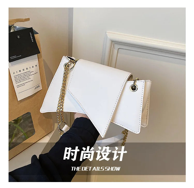 High quality Ladies Shoulder Bag Sense of luxury Chain Handbags Premium Leather Retro Women Bags Designer Lady Armpit Bag Clutch