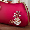 2025 New Women Handmade Flowers Clutch Handbags Wedding Evening Wallets Party Dinner Purse For Ladies 4 Colors
