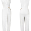 Wmstar Women's Jumpsuits One Piece Outfits Sleeveless Solid Office Lady Summer Sexy Playsuits Overalls Wholesale Dropshipping