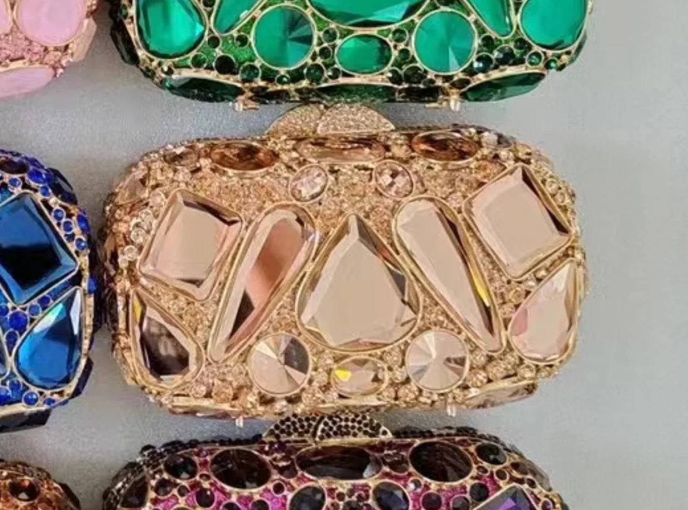 Women Rhinestone Evening Bags Luxury Designer Handbags Crystal Banquet Party Bags Fashion Dress Stone Bag Shiny Dinner Clutch