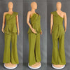 High Waist Strapless Jumpsuit Rivet Collar Lady Evening and Party Tube Top Jumpsuit for Women Elegant Sexy Birthday Jumpsuit