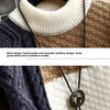 2023 New Men's Sweater Autumn Winter Japanese Style Knitted Trendy Pullovers Basic Killer Whale Cardigan Fashion