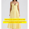 Mingmingxi Summer Strapless Bodycon Dresses Women 2024 New Arrivals Elegant Formal Occasion Dress Yellow Guest Party Dresses