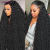 Deep Wave Human Hair Bundles 3/4 Bundles Deal Malaysian Hair Weaves 100% Rew Curly Human Hair Extensions 8-40 inch Virgin Hair