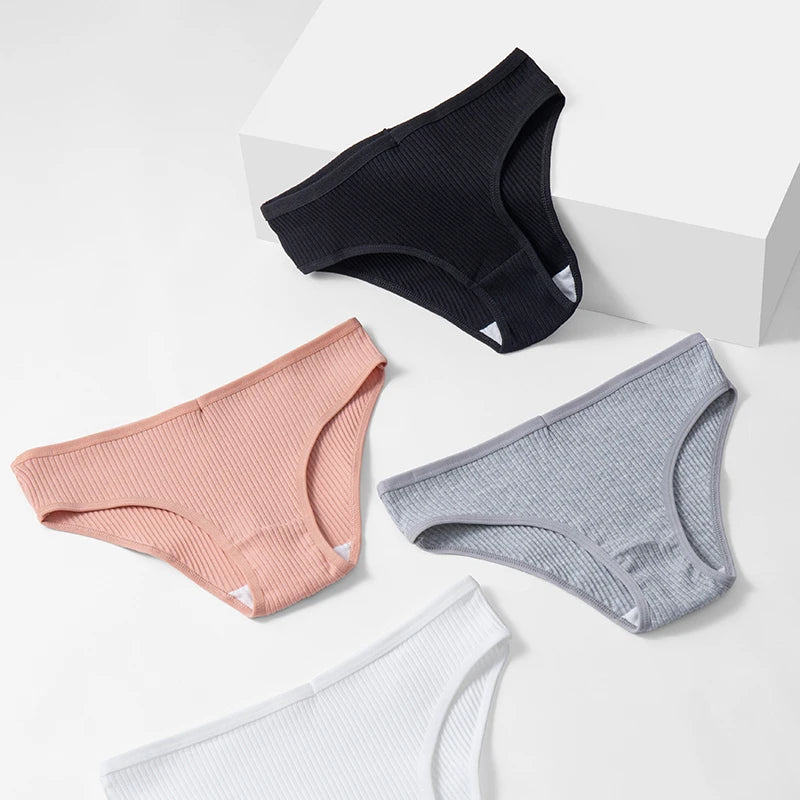 BZEL 10PCS/Set Women's Panties Sexy Breathable Underwear Comfortable Lingerie Cotton Striped Briefs Fashion Cozy Underpants Sale