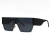 New 2024 Luxury Designer Square Sunglasses Women Fashion Trendy Punk Sun Glasses Ladies Gradient Shades Eyewear Oculos UV400