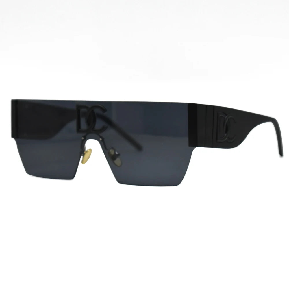 New 2024 Luxury Designer Square Sunglasses Women Fashion Trendy Punk Sun Glasses Ladies Gradient Shades Eyewear Oculos UV400