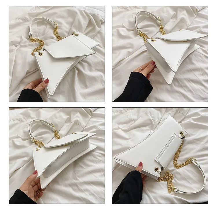 High quality Ladies Shoulder Bag Sense of luxury Chain Handbags Premium Leather Retro Women Bags Designer Lady Armpit Bag Clutch