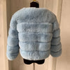 Damenmode Kunstpelzmantel superheiß Herbst Winter Damen kurze Kunstfuchsjacke flauschig hohe Qualität 7XL Damen Pelzmäntel