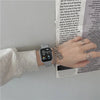 Technological LED Astro Watch for Women and Men Students Ins High Beauty Watches with Simple Fashion and Waterproof Electronics