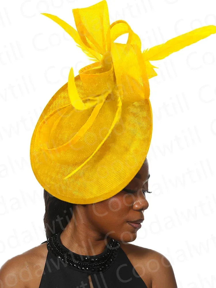 Mesh Fascinator Headpiece Women Formal Event Derby Headpiece Ladies Eleagnt Mariage Millinery Cap Fashion Wedding Fascinator Hat