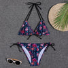Bikini Women Swimsuit 2025 New Swimwear Sexy Lace Up Bikinis Set Backless Bathing Suit For Female Biquini Summer Two Piece Suits