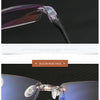 Men Blue Light Blocking Reading Glasses Women Dimond Cutting Rimless Eyeglasses Frame Anti Fatigue Hyperopia Presbyopic Eyewear