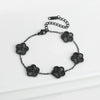 Color jewelry clover stainless steel new plant five-leaf flower bracelet hot jewelry jewelry gifts for women