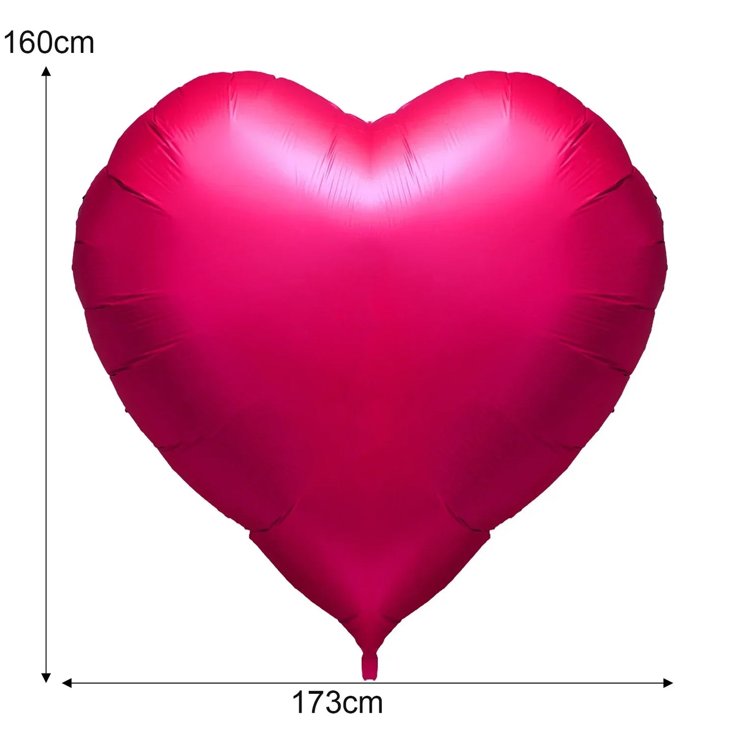 3/1PC 63Inch Extra Large Love Balloons Aluminum Film Red Heart Shaped Balloons Birthday Valentine's Day Wedding Party Decoration