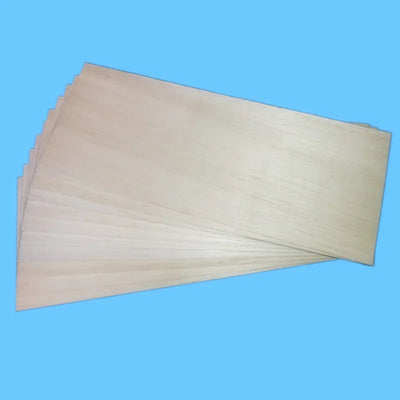5 pcs Balsa Wood Sheets ply 150/200/250mm long 100mm wide 0.75/1/1.5/2/2.5/3/4/5/6/8/10mm thick for Craft DIY Project