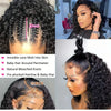 Curly Wig Pre Plucked Brazilian Human Hair Wigs 13x4 Lace Front Wig Short Bob Deep Wave Kinky Curly Lace Front Human Hair Wigs
