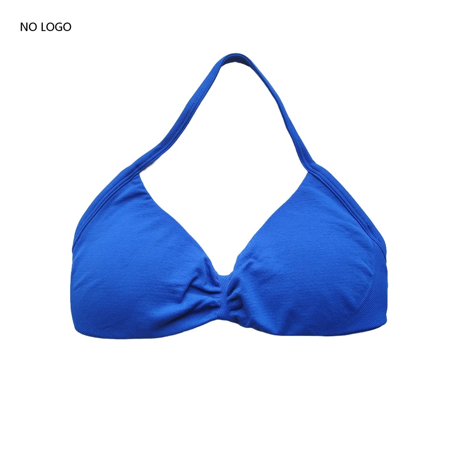 Impact Sports Bra Strappy Backless Yoga Gym Bra Removable Cups Women Workout Clothing Gym Top Halter Sport Bras