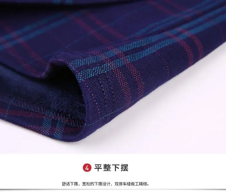 High Quality Men's Clothing 2024 Men Long Sleeve Thick Warm Shirt Tops Fashion Men Print Handsome Versatile Shirts Formal Shirts