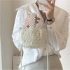 Mini Pearl Bag Luxury Women’s Handheld Bead Bag Purses Fashion Banquet Party Shoulder Bag Pearl Beaded Clutch Purse Mini Bags