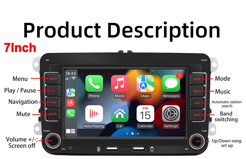 Android 13 Car Radio For VW Volkswagen Golf 5 6 Touran Passat B6 Jetta MK5 MK6 Autoradio Multimedia Player Smart car systems