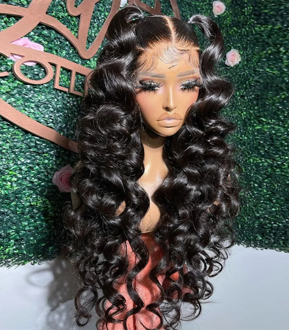 30 40 Inch Loose Deep Wave 13x6 HD Lace Frontal Human Hair Wig Brazilian 13x4 Curly Human Hair Lace Front Wigs Pre Plucked 250%
