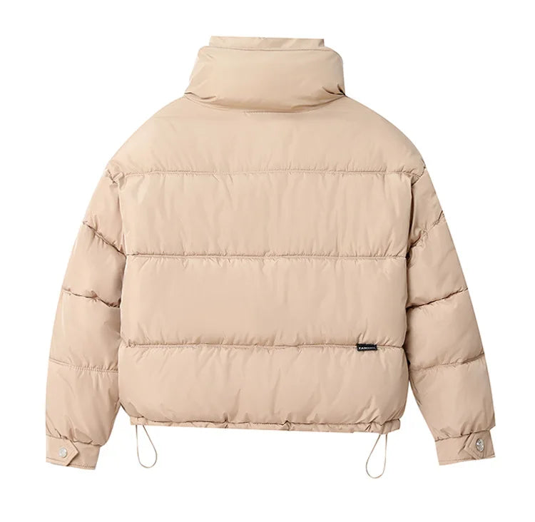 2024 Winter Korean Women Puffer Parkas Thick Warm Down Cotton Padded Coat Female Loose Outwear Clothes Short Jacket Overcoat