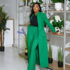 Women's Set Full Sleeve X-Long Blazer Coat+ Long Pant Suit 2025 Spring Streetwear Two 2 Piece Set Africa OL Work Outfits