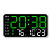 LED Digital Wall Clock Temperature Date Week Display Table Alarm Clocks Voice Control Electronic Clock Brightness Adjustment