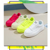 2025 New spring shoes for women green trainers platform lace up sneakers woman hip hop chunky sports shoes faux leather sneaker