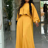 Spring Clothes for Women 2 Piece Sets Women Outfit Lantern Sleeves Suit with Wide Pants and Top High Street Ladies Elegant Sets